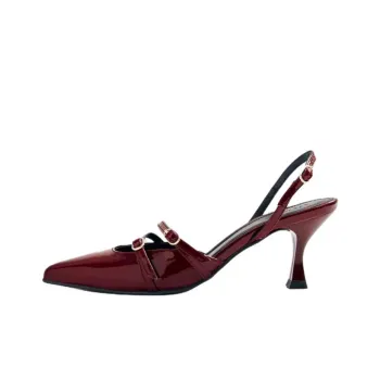 ALOHAS Joelle Slim Heel High Heels 7.5cm Women's Burgundy