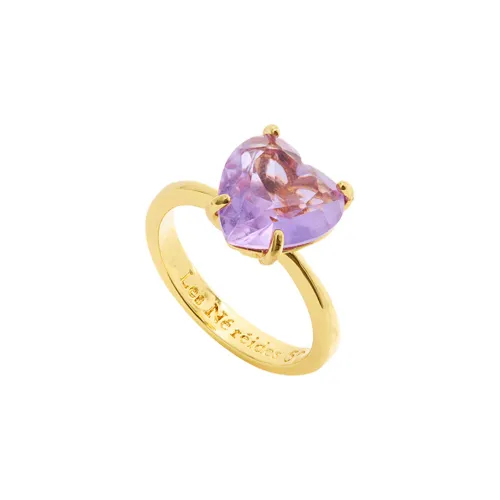 LES NEREIDES Gold Plated Rings Women's Purple