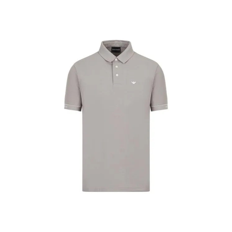 EMPORIO ARMANI SS23 Polo Shirt Men's Gray-0