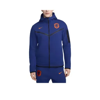 Nike Netherlands Tech Fleece Windrunner Sweatshirt Men's Dark Royal Blue