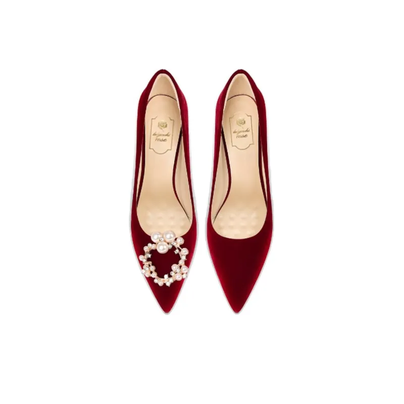 Holy Rose High Heels Women's Red-1