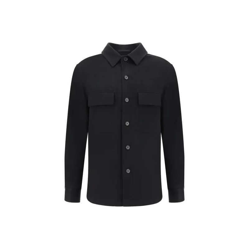 Ermenegildo Zegna Oasi Buttoned Straight Hem Shirt-0