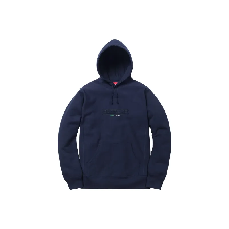 Supreme Embossed Logo Hooded Sweatshirt SS18-5