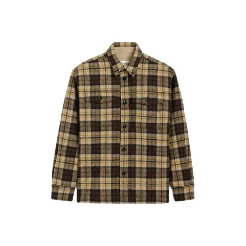 AMIPARIS Chest-print Overshirt