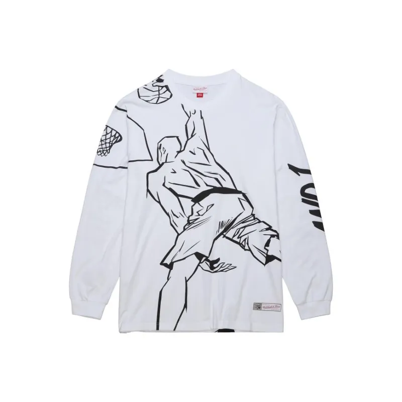 Mitchell & Ness x And1 SS24 Sweatshirt Unisex White-0