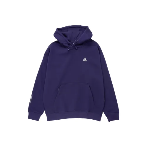 Nike Fleece Pullover Hoodie Sweatshirt Unisex Purple Ink