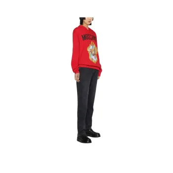 MOSCHINO Sweatshirts Men Red