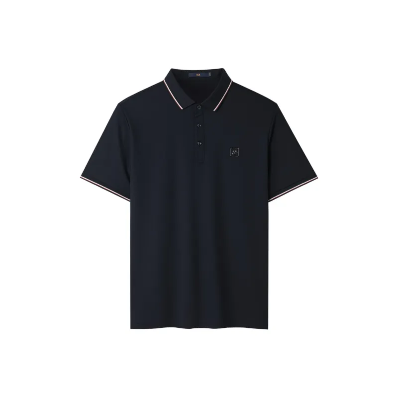 HLA Polo Shirt Men's Navy Blue 63-0