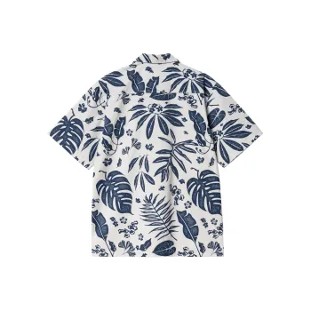 Carhartt WIP SS24 S/S Woodblock Shirt Men's White