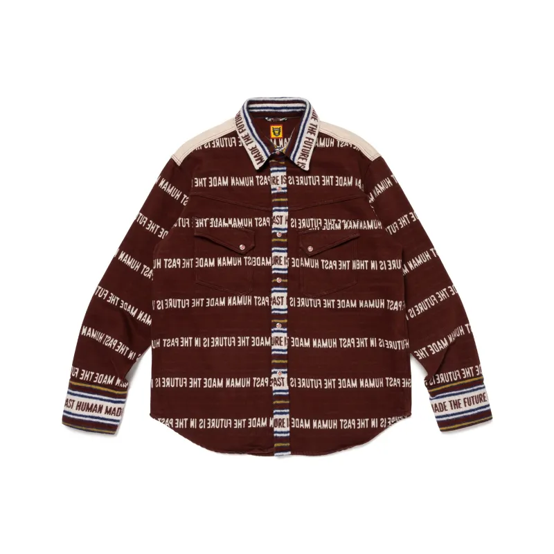 HUMAN MADE Shirts Unisex Brown Yellow-0