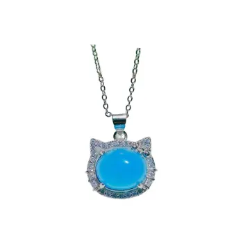 Gifts Chalcedony Necklaces Unisex