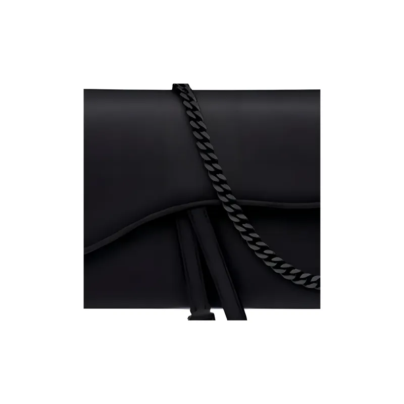 DIOR Calfskin Combo Bag Clutch Shoulder Bag Crossbody Bag Handbag Women's Matte Black-5