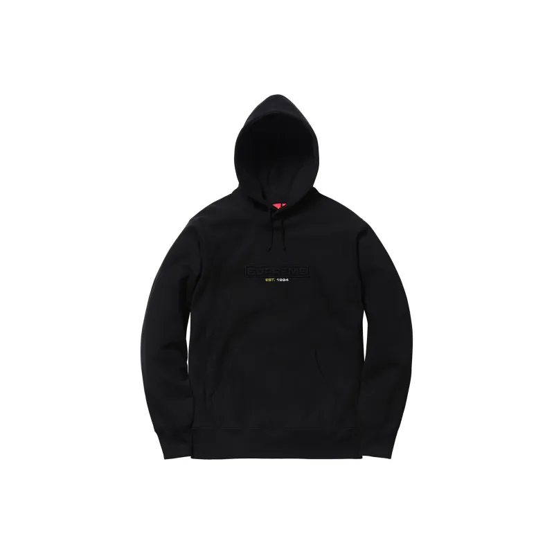 Supreme Embossed Logo Hooded Sweatshirt SS18-4