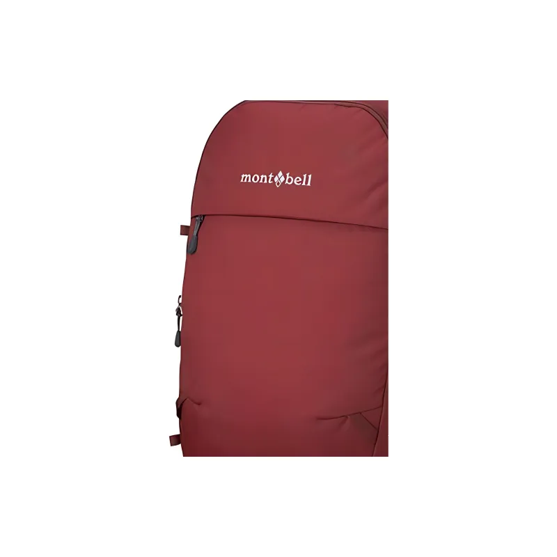 MONTBELL Polyurethane Outdoor Mountaineering Bag Backpack Regular Unisex Burgundy-2