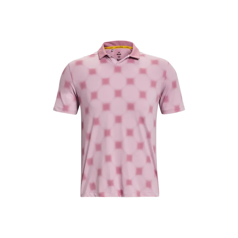 Under Armour Polo Shirts Men Pink-0