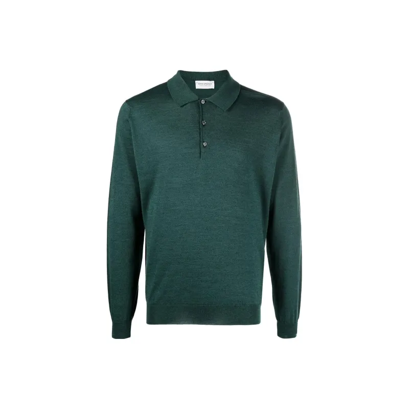 JOHN SMEDLEY Dorset Wool Polo Shirt-4