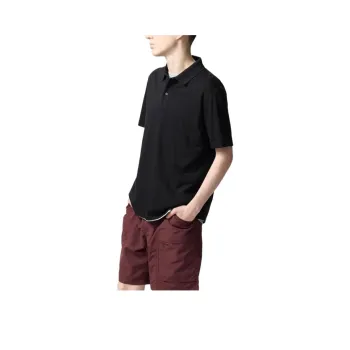 UNIQLO AIRism Mesh Series Polo Shirt Unisex Black