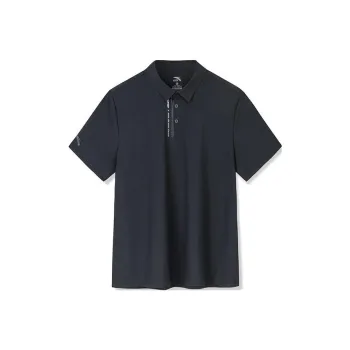 Anta Variety Training Collection Polo Shirt Men's Basic Black