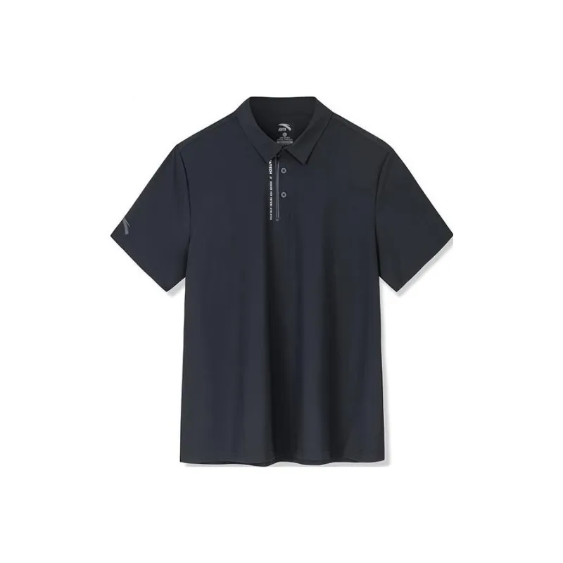 Anta Variety Training Collection Polo Shirt Men's Basic Black-0