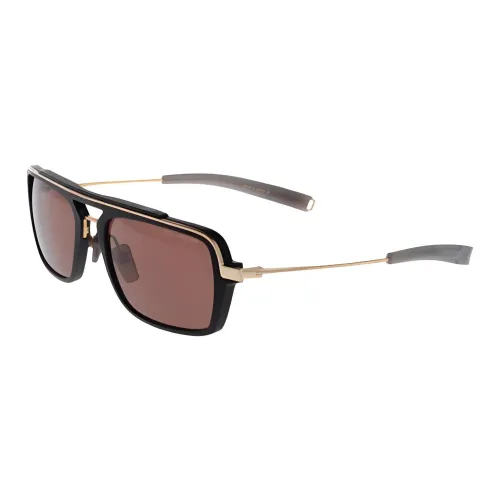 DITA Acetate Square Sunglasses Men's Gold
