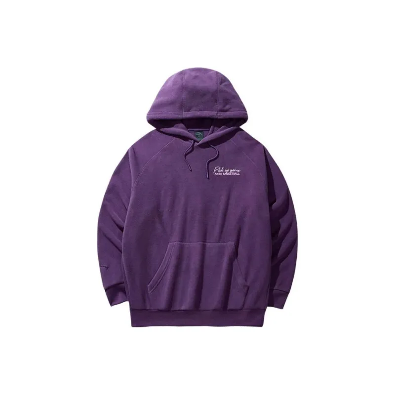 Anta Basketball Collection Sweatshirt Unisex Purple Clay-0