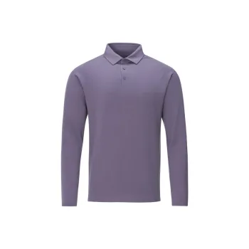 DESCENTE DUALIS Urban Commuting Long Sleeved Polo Shirt Men's