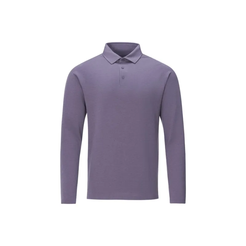 DESCENTE DUALIS Urban Commuting Long Sleeved Polo Shirt Men's-0