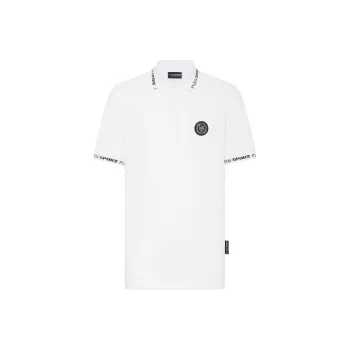 PLEIN SPORT Logo patch Short sleeved Polo Shirt