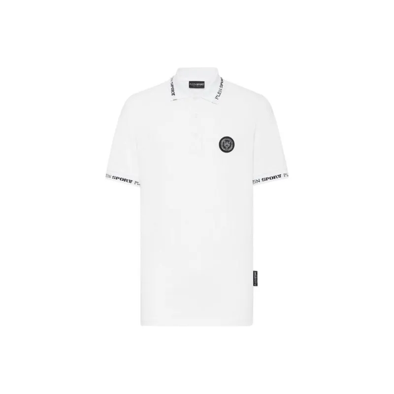 PLEIN SPORT Logo patch Short sleeved Polo Shirt-0
