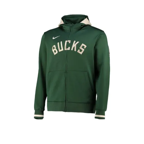 NBA x Nike Milwaukee Bucks Thermafle Sweatshirt Men's Green