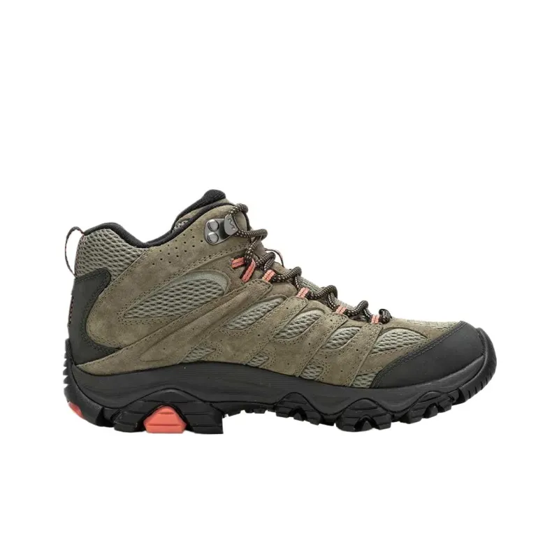 MERRELL MOAB 3 Mid Top Hiking Shoes Women's Olive Green-1