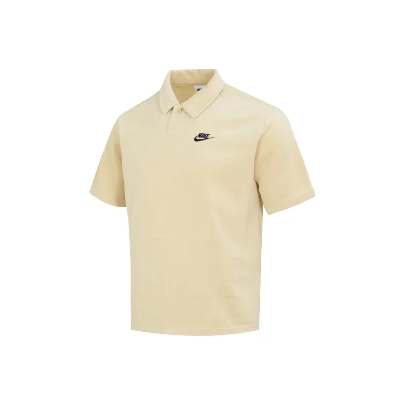 Nike Polo Shirts Men Yellow-0