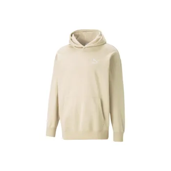 PUMA Classics Relaxed Hoodie Men Sweatshirt Men's Yellow
