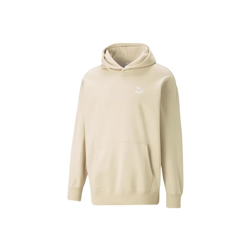 PUMA Classics Relaxed Hoodie Men Sweatshirt Men's Yellow-0
