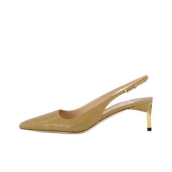 TF Slim Heel High Heels Women's Ginger Yellow