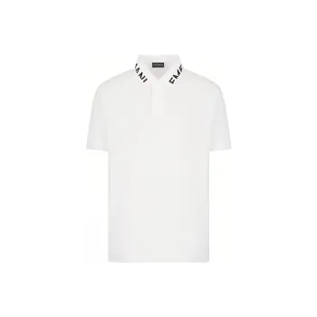EMPORIO ARMANI SS23 Polo Shirt Men's White