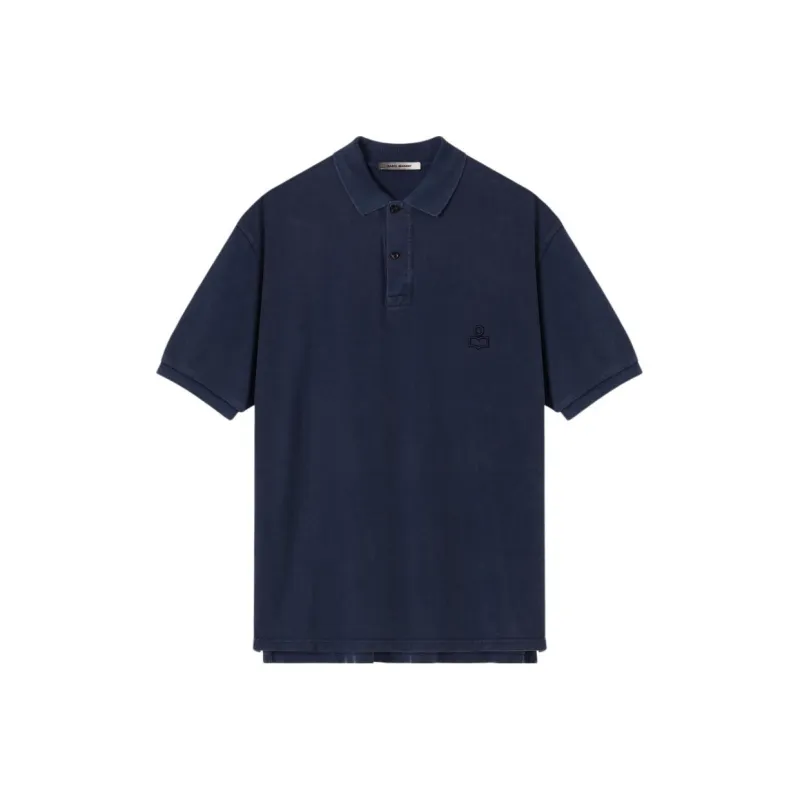 ISABEL MARANT Polo Shirts Men Marine Blue-0