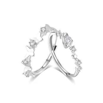 Master Kim Niche Luxury Design Premium Feel Adjustable Ring Women's
