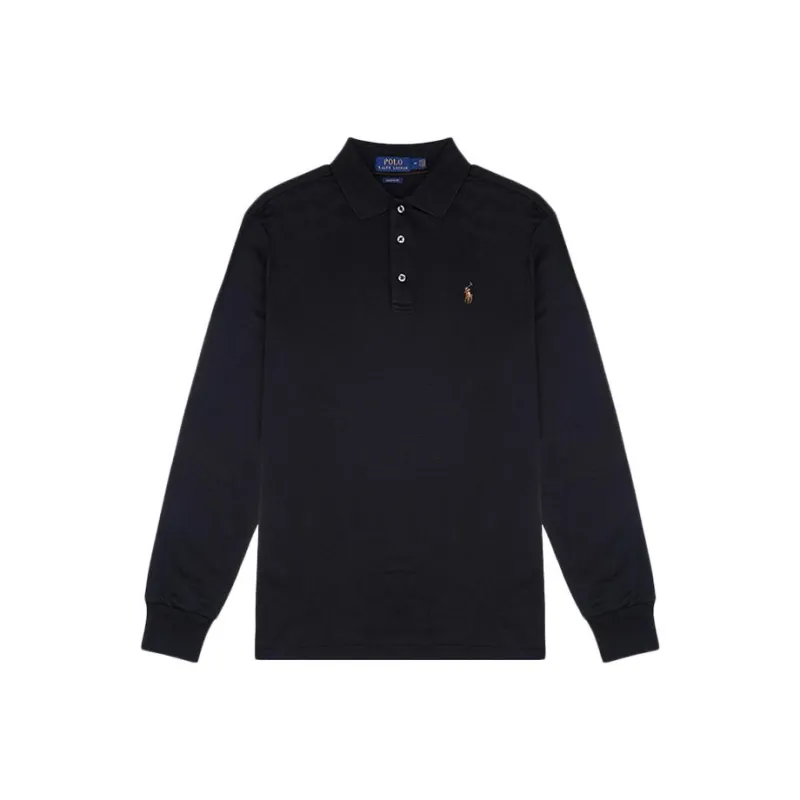 Polo Ralph Lauren Polo Shirts Men Black-0