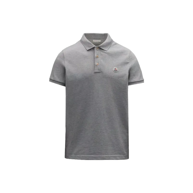 Moncler SS23 Polo Shirt Men's Gray-0