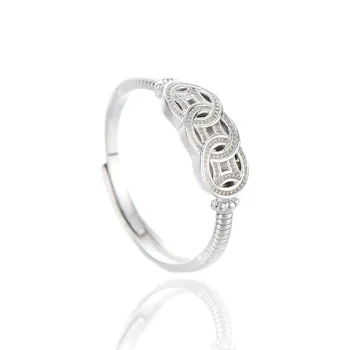 PUTUOSHANWENCHUANG S925 Silver Rings Unisex