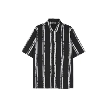 VERSACE JEANS COUTURE Logo print Short sleeved Shirt