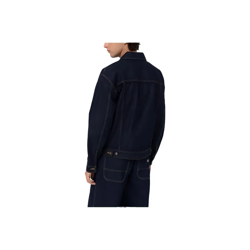 Dickies Denim Jackets Men Dark Blue-1