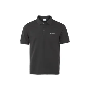 Columbia Polo Shirt Men's Black Gray