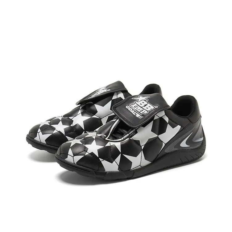 BBIMP Anti Slip Wear Resistant Low Top Casual Shoes Unisex Black-1