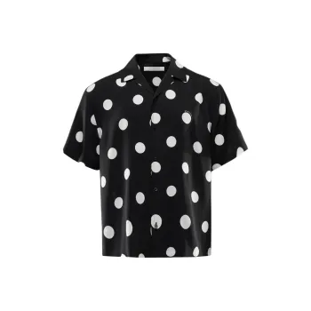 Jacquemus Polka Dot Buttoned Shirt