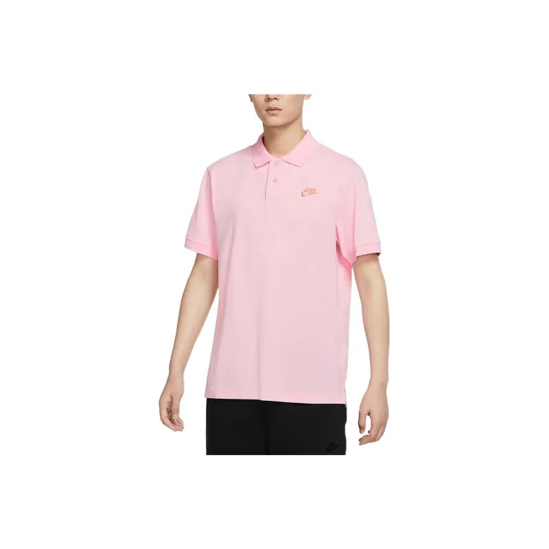 Nike Polo Shirts Men Pink-0