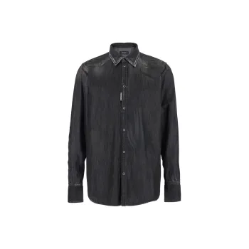 DSQUARED 2 Distressed Denim Shirt
