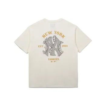 New Era T Shirt Unisex Ivory White