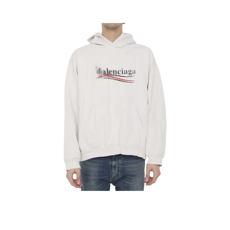 Balenciaga Logo Printed Hoodie-0